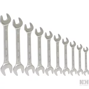 Dubbel-gaffelnyckel-sats. 10-delar 8-32mm