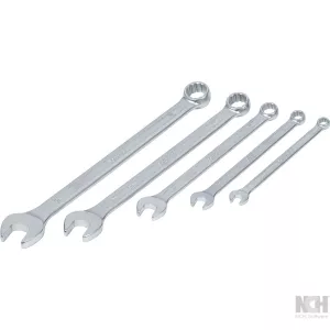 Ringnyckel-sats. extra lång. 5-delar. 8-19mm