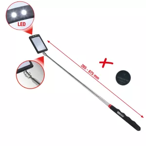 Flexibel inspektionsspegel med belysning