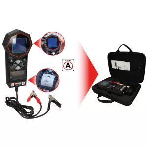 12 V / 24 V Digital-batteri- och laddningssystemtestare med integrerad skrivare