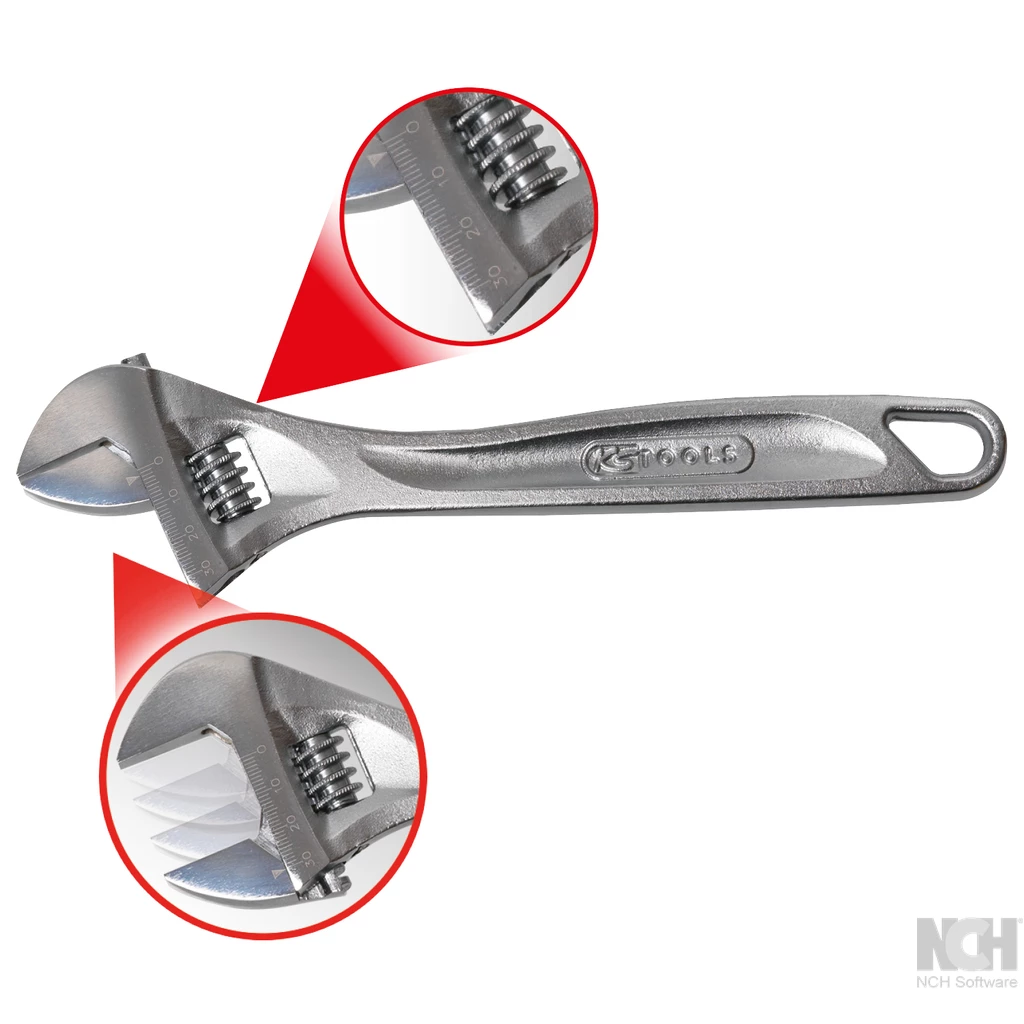 Skiftnyckel. justerbar. 53mm