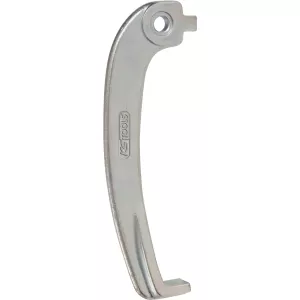 Avdragningskrok helstålutförande. 120mm