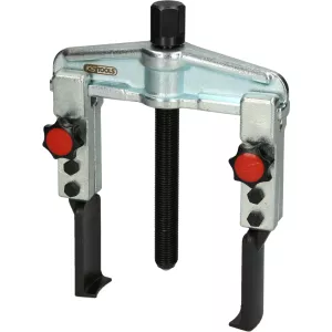 Snabbspänn-universal-avdragare 2-armad med smala och förlängda krokar. 20-90 mm. 120 mm