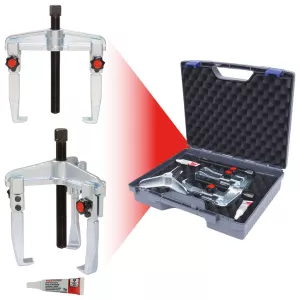 sats med universal avdragare med snabbspänning. 7-delar. 20-90 mm