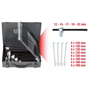 Universal-kullager- utdragar-sats. 37-delar