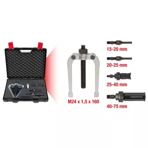 Precision-inner-utdragare-sats. Ø 15-75mm. 5-delar