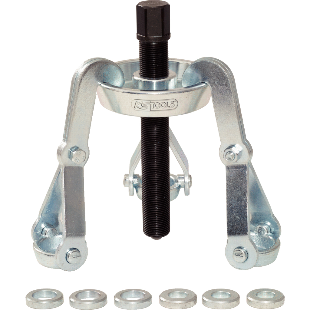 Universal-hjulnav-avdragare-sats med 3 armar. 5-delar