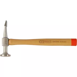 Aluminium-kaross-plattspetshammare välvt huvud. rund/plattspets