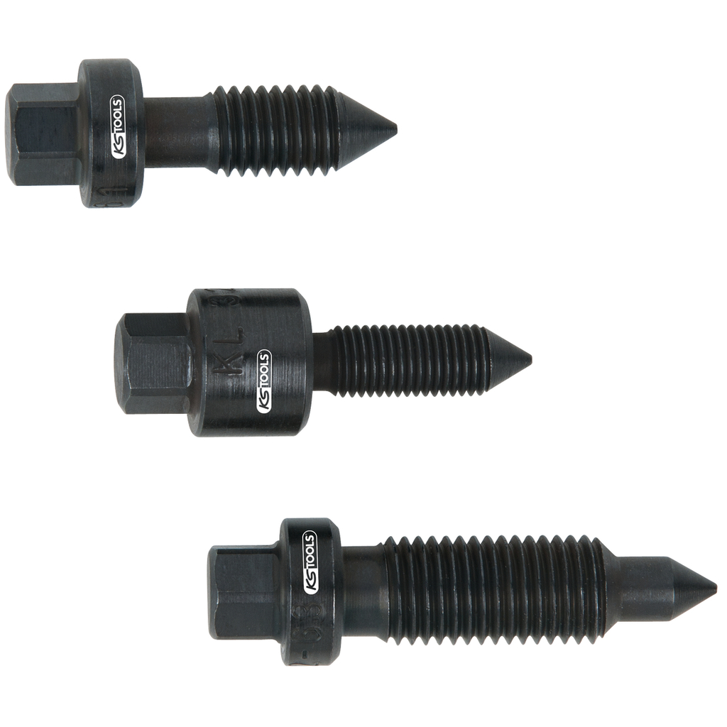 Låsskruv-sats till kuggstång-mittläge. 3-delar