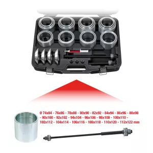 Tryck- och draghylsa-sats. 46-delar