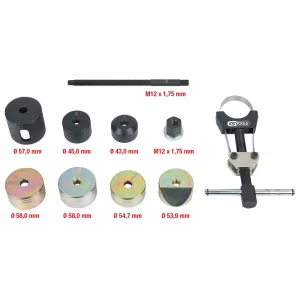 Silentlagerverktyg-sats för BMW bakaxel. 10-delar