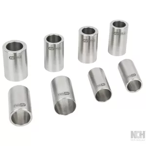 Monteringshylse-sats för bromsar med integrerat hjullager. 8-delar