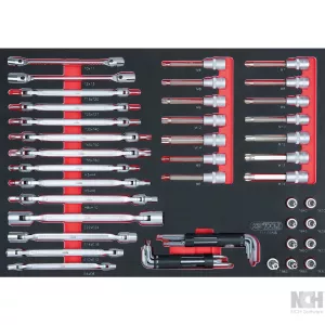 SCS nyckelsats. 53-delar. 1/1 systeminlägg