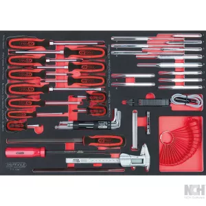 SCS skruvmejsel- och mätutrustning-sats. 41-delar. 1/1 systeminlägg