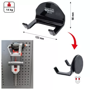Magnethållare för mutterdragare