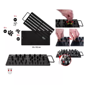 Magnetiskt hylsorganiseringssystem. 38 delar