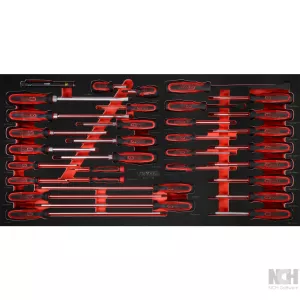 skruvmejsel-sats i skuminsats. 33 delar