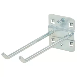 dubbel verktygshållare med sned krokände Ø 6 mm-150mm