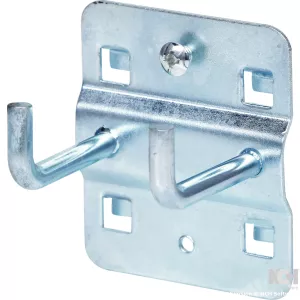 dubbel verktygshållare med lodrät krokände Ø 6 mm-35mm