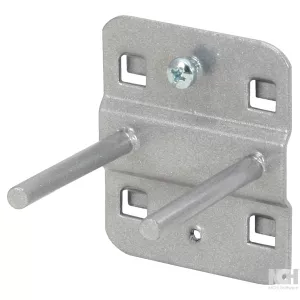 dubbel verktygshållare med rakt dorn Ø 6mm. 35mm