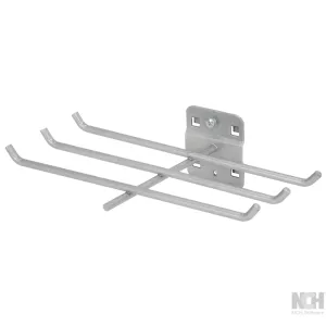 Sexfaldig verktygshållare med krokända. vinklad 45°