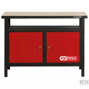 Profi-verkstadsbänk med 2 dörrar H840xB1200xT600mm