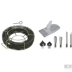 Kanal-och rörrengöringsredskapssats Ø 22mm. 14-delar