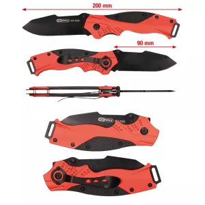 Fällkniv med låsning. 34 mm