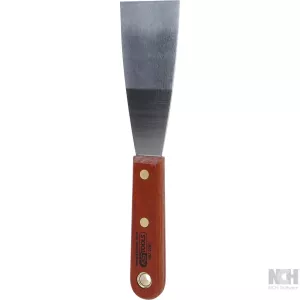 spatel i ROSTFRITT STÅL 50mm. med trähandtag