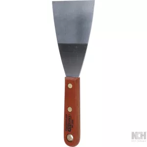 spatel i ROSTFRITT STÅL 75mm. med trähandtag