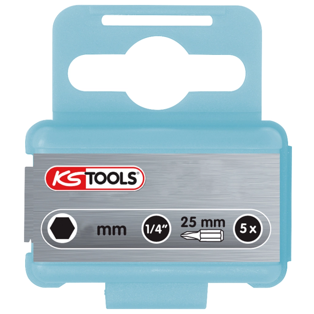 1/4" EDELSTAHL bit insex. 25mm. 4mm