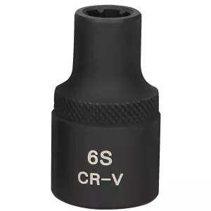 1/2" RIBE®-kraft-hylsa. kort. M6S