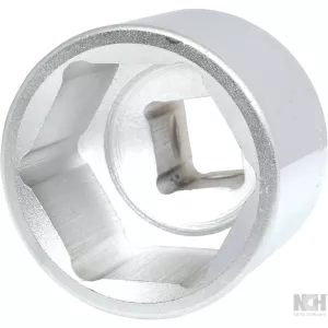 1" sexkant-hylsa. kort. 55mm