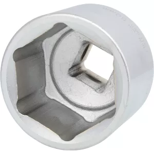 1" sexkant-hylsa. kort. 60mm