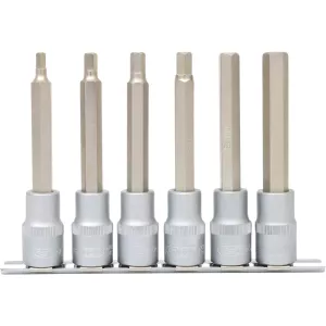 1/2" bit hylssats insex lång 6-delar