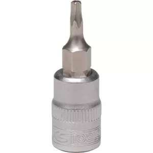 1/4" bit- hylsa. femstjärnig med stjärnhål TS10 ur 911.4500