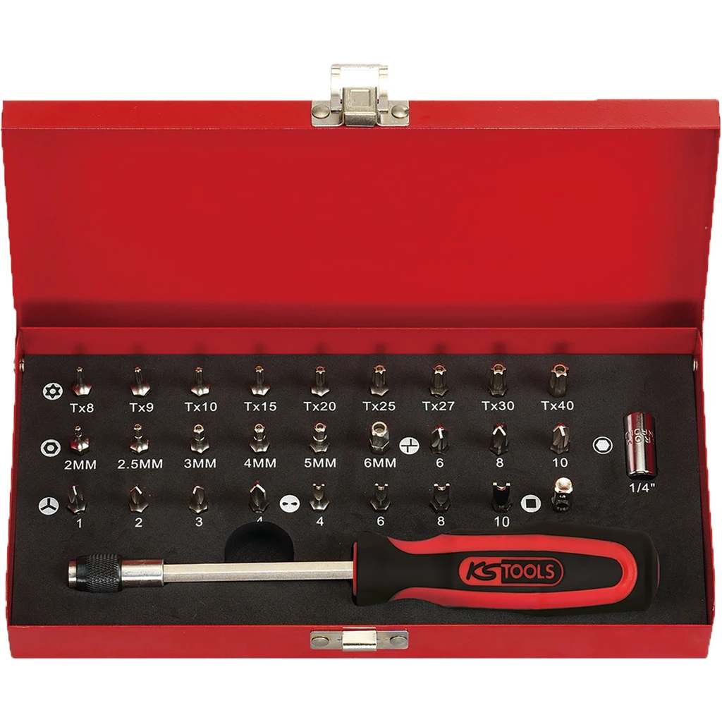 1/4" Bit-sats. 29-delar