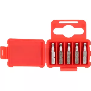 1/4" Bit insex. 25 mm. kulhuvud. 5mm. 5-pack