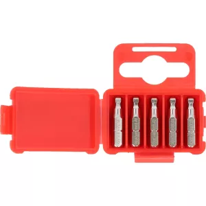 1/4" Bit insex. 25 mm. kulhuvud. 3/16". 5-pack