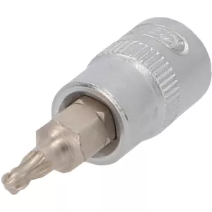 1/4" bithylsa för torx-skruvar med kulhuvud. T15