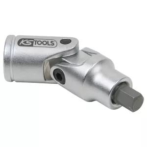 3/8" Bit-hylsa med led för insex-skruvar på bromsok. 7 mm