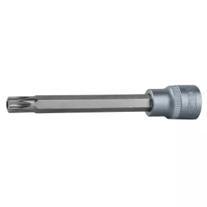 3/8" bit- hylsa. Torx med stjärnhål. lång TB15