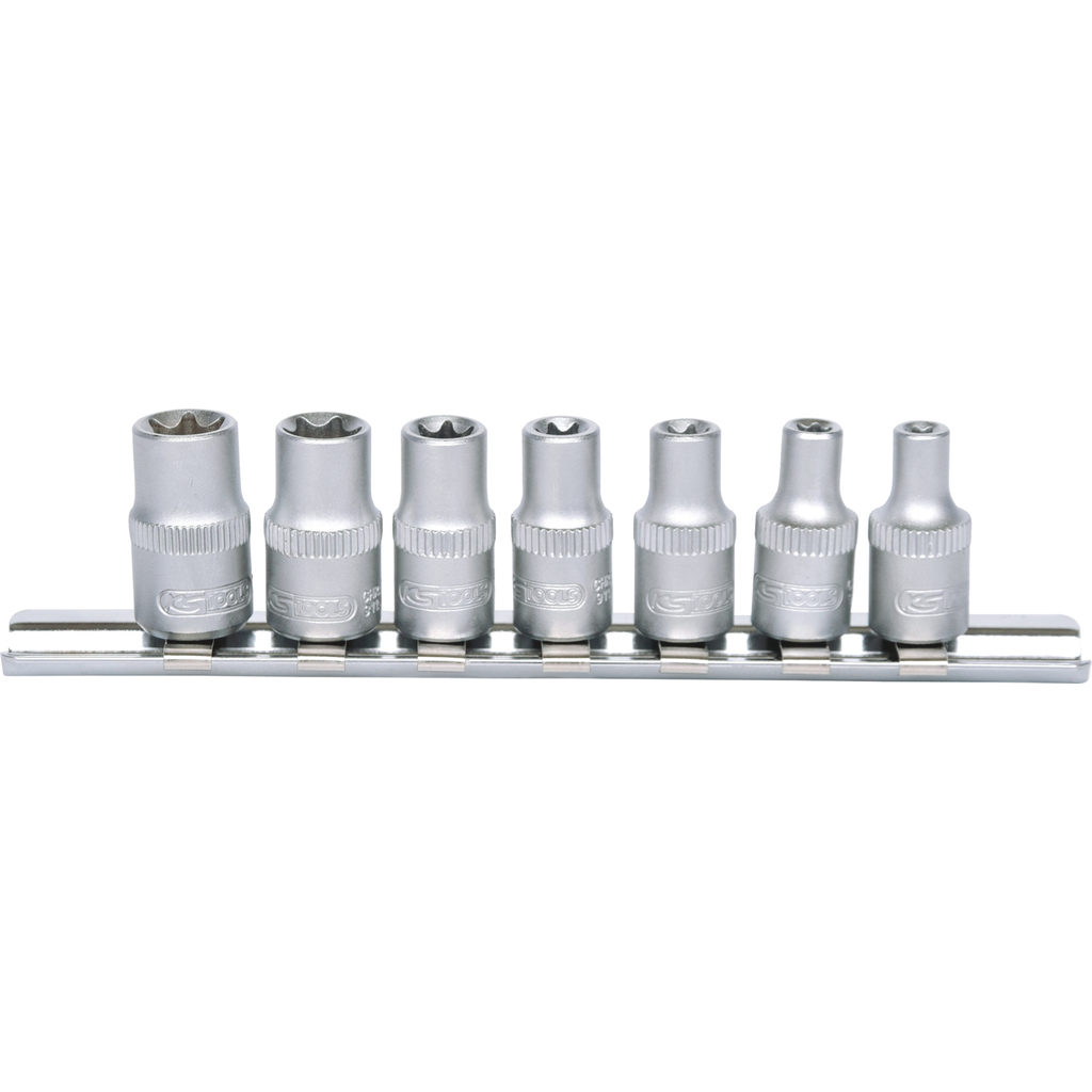 1/4" Torxhylssats. 7-delar. E4-E11