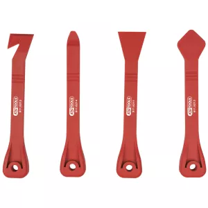 Plastkil- och glasskrapa-sats. 4-delar