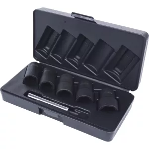 1/2" spiralprofil hylssats. 6-delar. 19-25mm