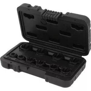 spiralprofil hylsmuttersats. 10-delar. M8-M19