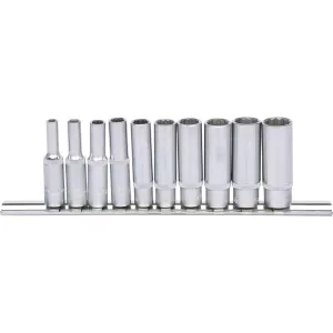 1/4" 12-kant-hyls-sats. lång. 10-delar