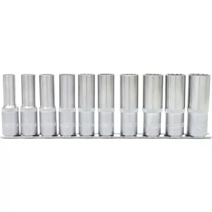 1/2" 12-kant-hylsa-sats. lång. 10-delar