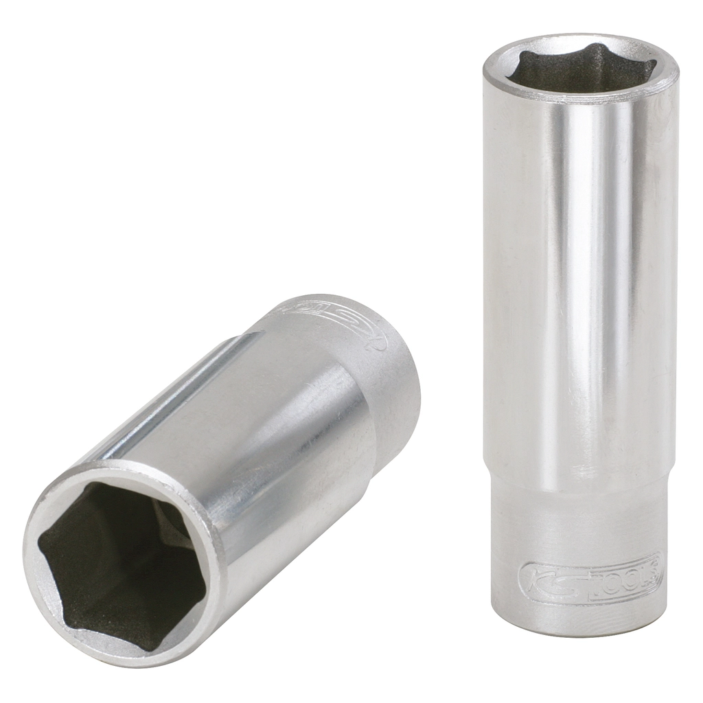 3/8" sexkant-hylsa. lång. 6mm
