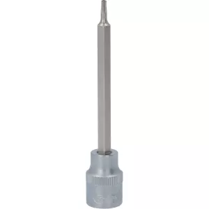 3/8" bit- hylsa. Torx med stjärnhål. lång TB10